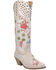 Image #1 - Dingo Women's Poppy Western Boot - Snip Toe , Off White, hi-res