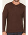 Image #3 - Dakota Grizzly Men's Jesse Long Sleeve 1/4 Button-Down Henley Shirt, Bark, hi-res