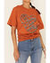 Image #3 - American Highway Women's Cowboy Love Affair Graphic Short Sleeve Tee, Rust Copper, hi-res