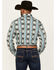 Image #4 - Wrangler Men's Checotah Southwestern Print Long Sleeve Snap Western Shirt - Big, Multi, hi-res