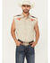 Image #1 - Cody James Men's Thunderbird Legends Cutoff Snap Western Shirt, Tan, hi-res