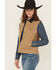 Image #2 - Shyanne Women's Twill Button-Down Utility Vest, Tan, hi-res