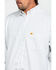 Wrangler 20X Men's FR Tattersall Small Check Print Long Sleeve Work Shirt - Tall , Blue, hi-res