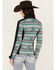Image #4 - RANK 45® Women's Atha Geo Print Softshell Jacket, Green, hi-res