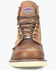 Image #4 - Carolina Men's AMP 6" Roughout Moc Wedge Work Boots - Soft Toe, Brown, hi-res
