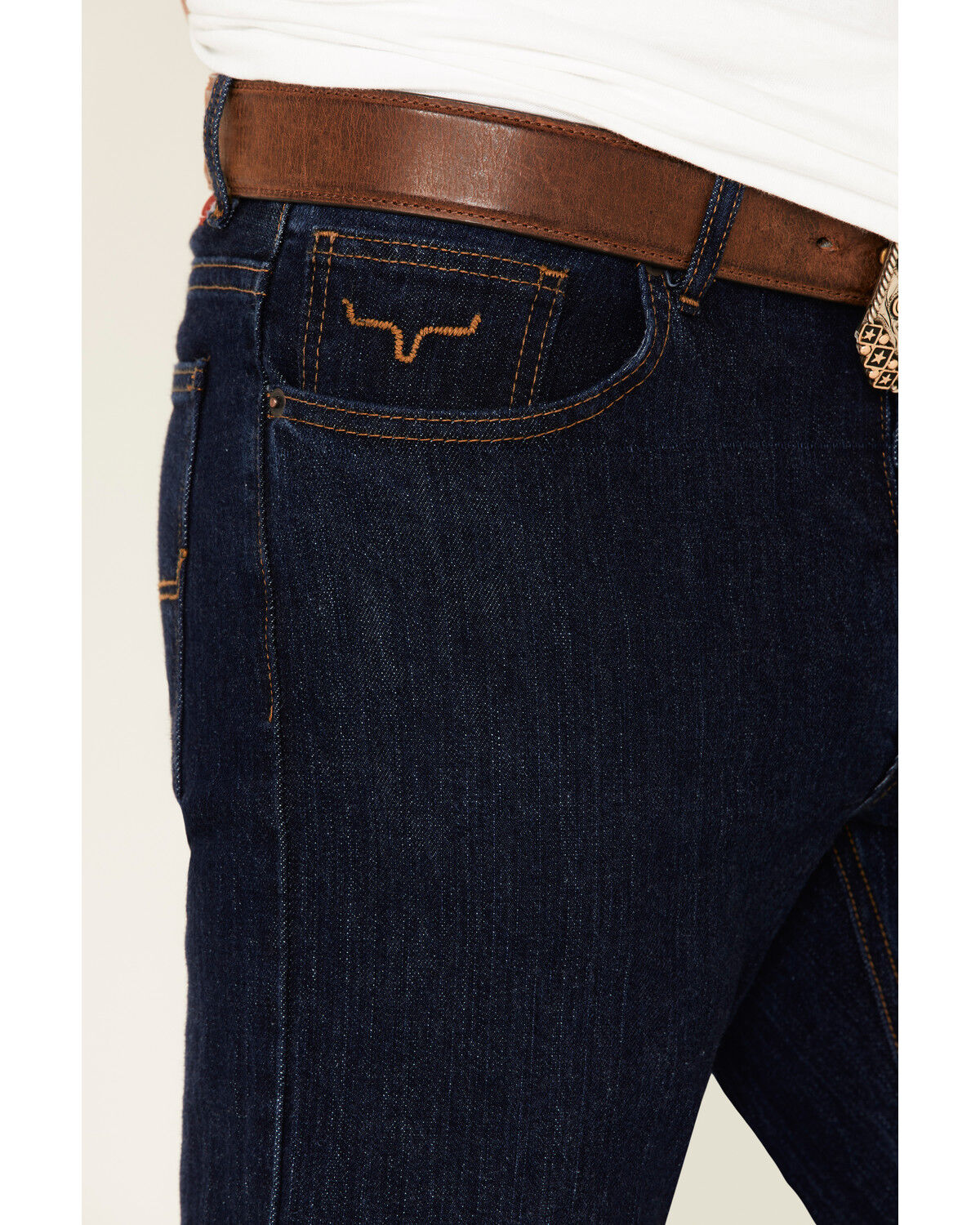 Image #5 - Kimes Ranch Men's Wayne Stretch Slim Straight Jeans, Indigo, hi-res