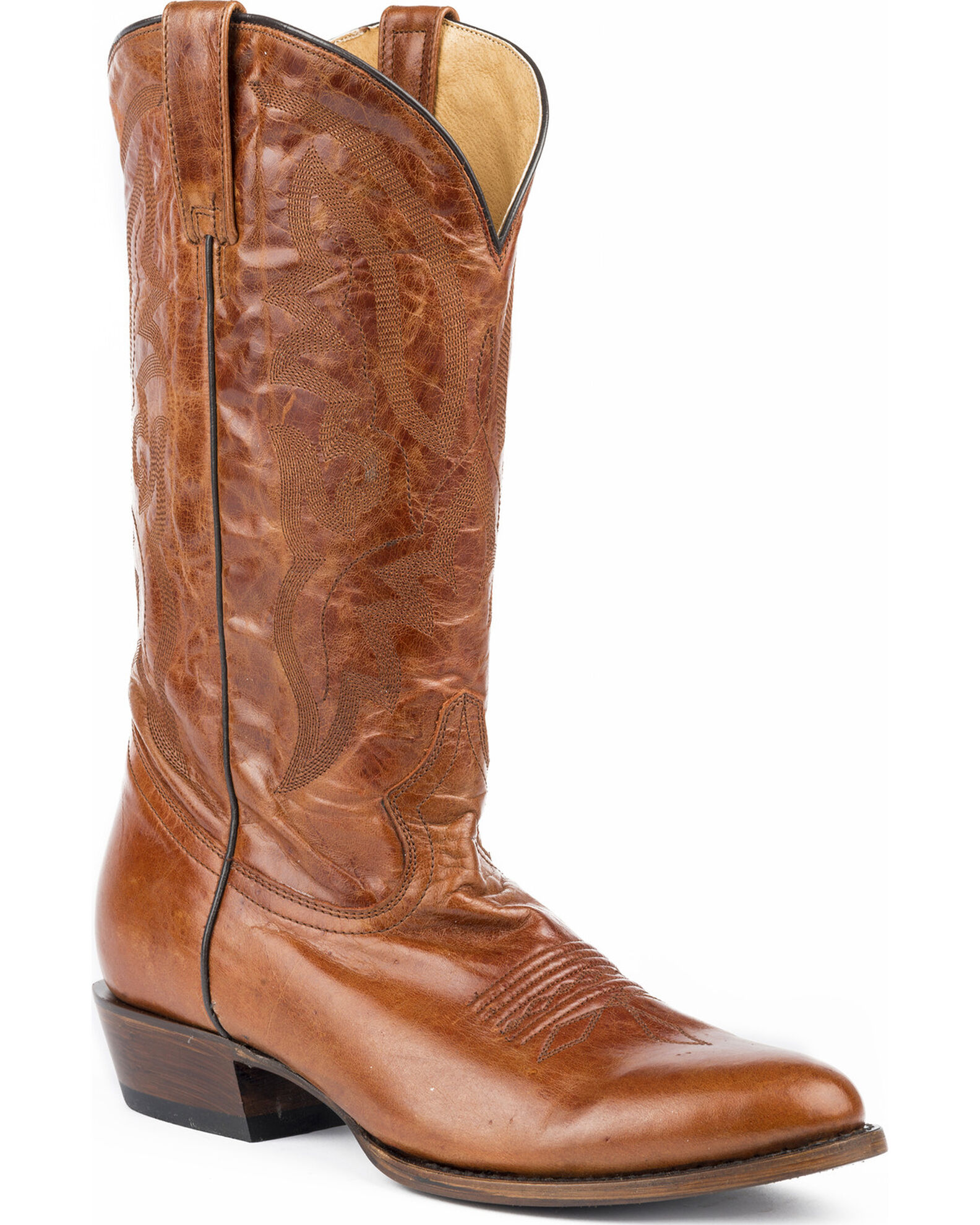 Cognac western boots outlet