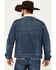 Image #4 - Cody James Men's Medium Wash Snap Sherpa Denim Jacket, Medium Wash, hi-res