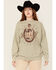 Image #2 - Rock & Roll Denim Women's Whiskey Graphic Sweatshirt, Olive, hi-res