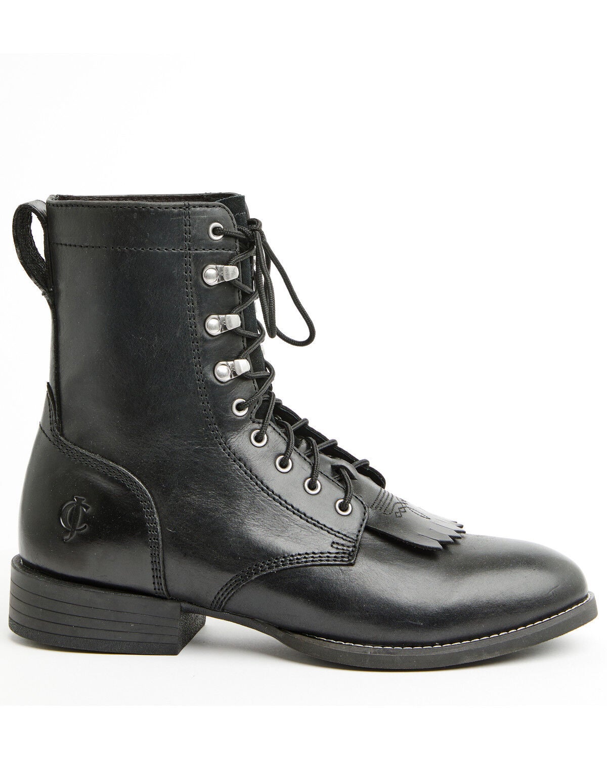 Image #2 - Cody James Men's 8" Highland Lace-Up Boots - Round Toe, Black, hi-res