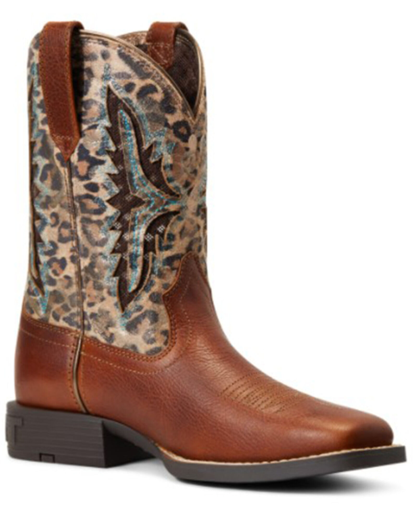 Leopard hotsell ariat boots