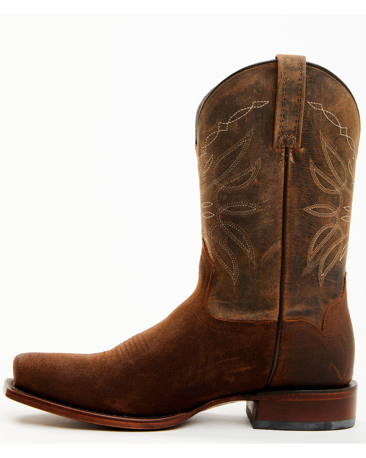 Image #3 - Moonshine Spirit Men's Pancho Roughout Western Boots - Square Toe, Brown, hi-res