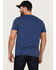 Image #4 - Flag & Anthem Men's Bear Stripes Medium Circle Graphic T-Shirt, Medium Blue, hi-res