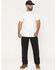 Image #1 - Thorogood Men's Infinity DWR Soft Shell Relaxed Straight Stretch Work Pants - Big, Black, hi-res