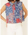 Image #3 - Double D Ranch Women's Multi Print Liberty & Justice For All Snap-Front Vest, Multi, hi-res