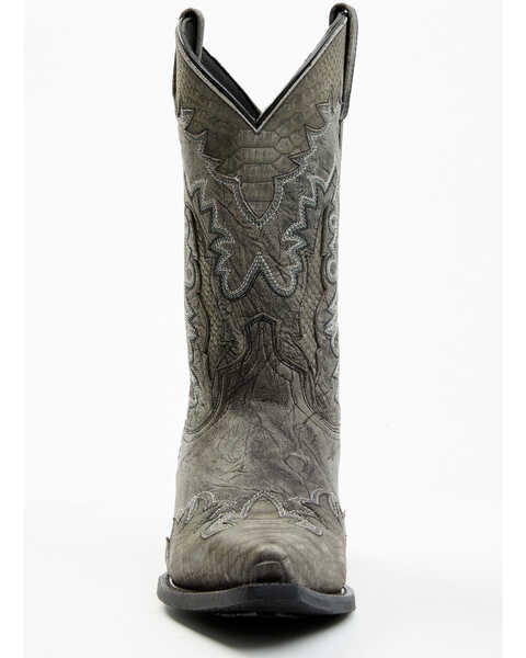 Laredo Men's Lexington Western Boots - Snip Toe, Grey, hi-res