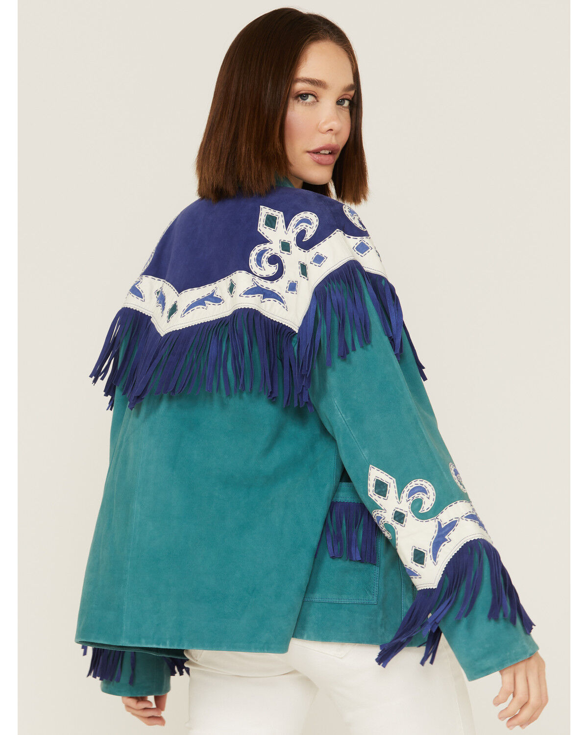 Image #4 - Double D Ranch Women's Bandera Jacket, Turquoise, hi-res
