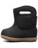 Image #3 - Bogs Toddler Boys' II Solid Rainboots, Black, hi-res