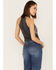 Image #4 - Rock & Roll Denim Women's Bandana Print Tank Top, Black, hi-res