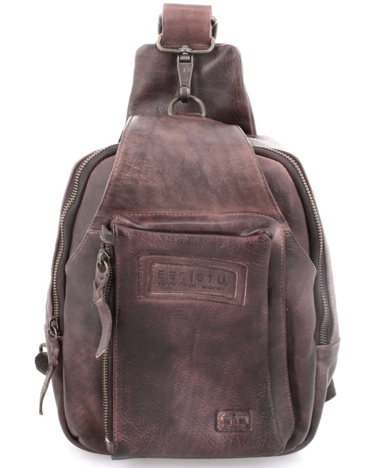 Image #1 - Bed Stu Women's Beau Sling Bag, Mahogany, hi-res