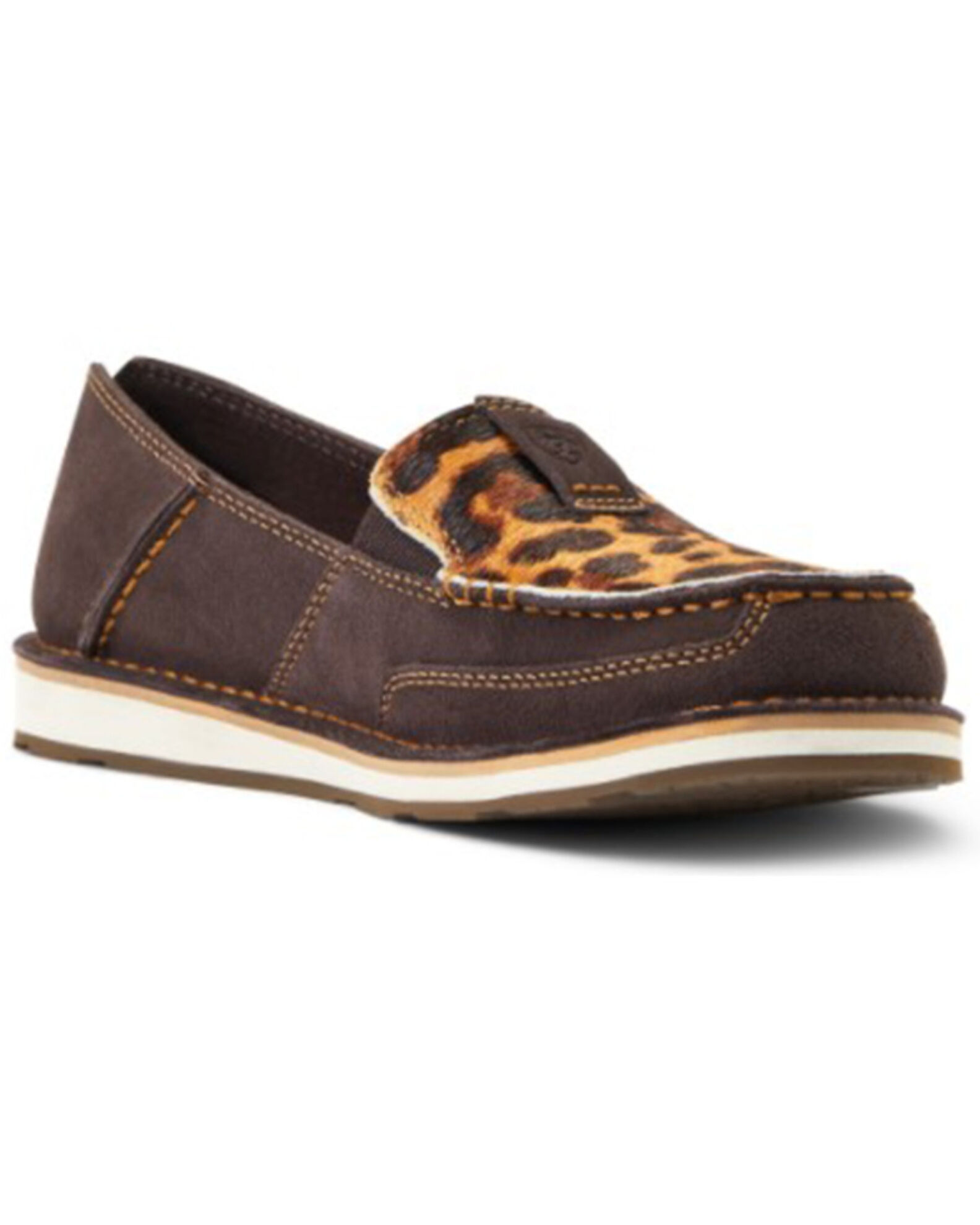Ariat Women s Hair On Leopard Print Cruiser Shoes Moc Toe