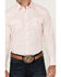 Image #3 - Gibson Trading Co Men's Campfire Solid Long Sleeve Pearl Snap Western Shirt, Pink, hi-res