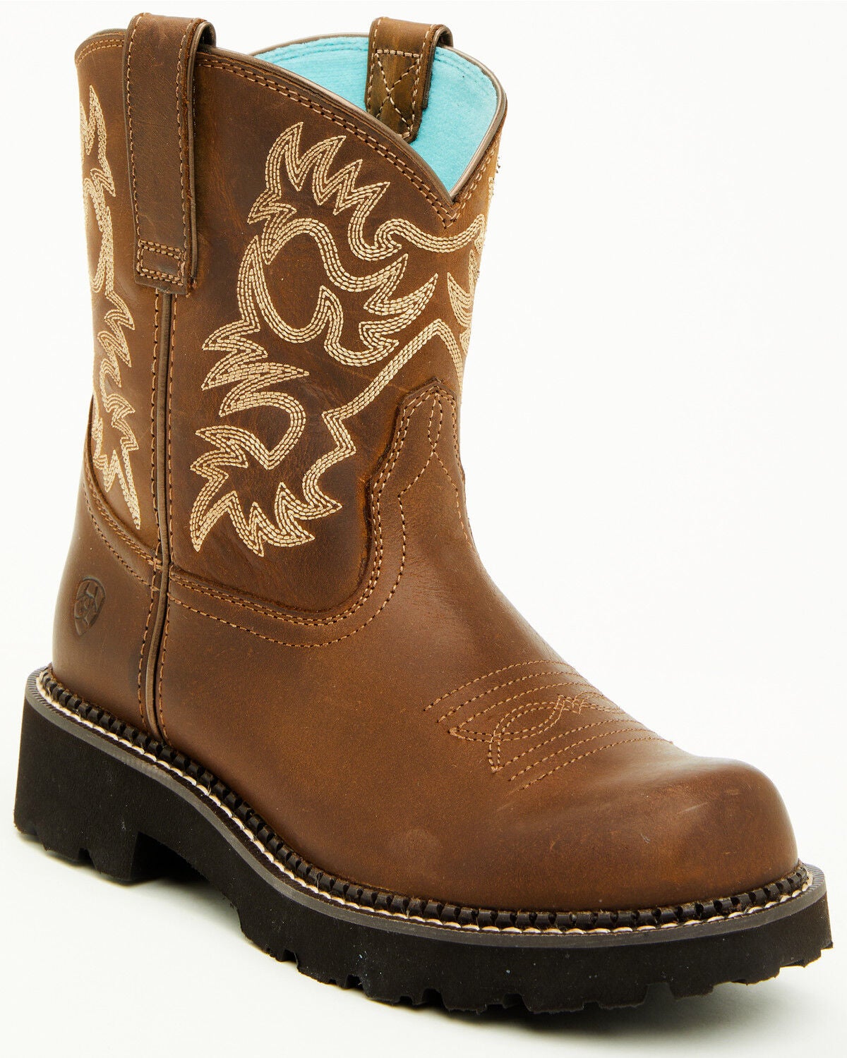 Ariat Women's Fatbaby Western Boots - Round Toe, Brown, hi-res