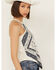 Image #2 - Shyanne Women's Bandana Print Halter Tank, Cream, hi-res