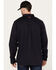 Image #4 - Hawx Men's FR Solid Long Sleeve Button-Down Woven Work Shirt - Big & Tall, Navy, hi-res