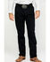 Wrangler Men's Black Casual Pleated Front Western Pants , Black, hi-res