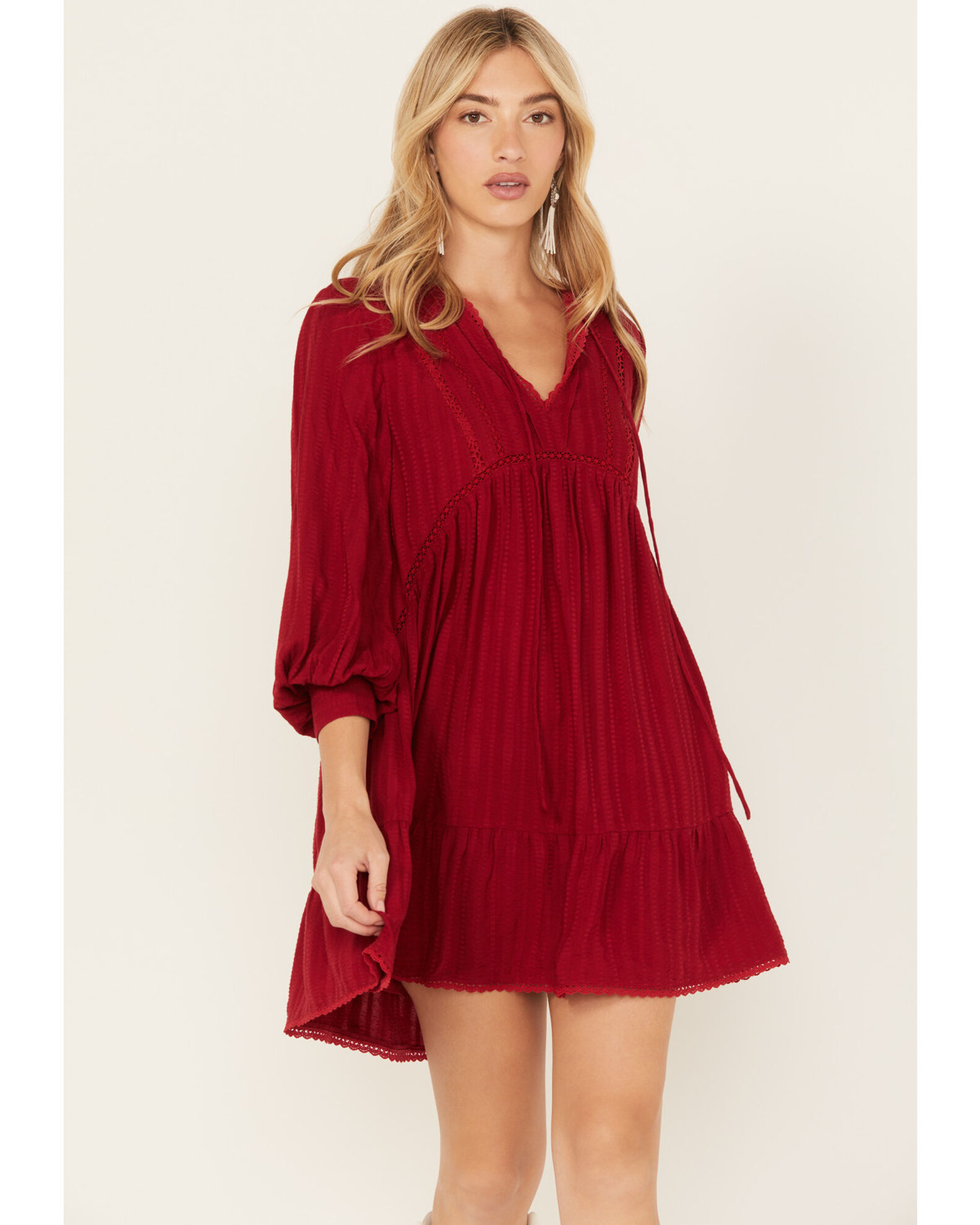Long sleeve peasant dress outlet