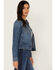 Image #2 - Idyllwind Women's Signature Classic Denim Jacket , Medium Wash, hi-res