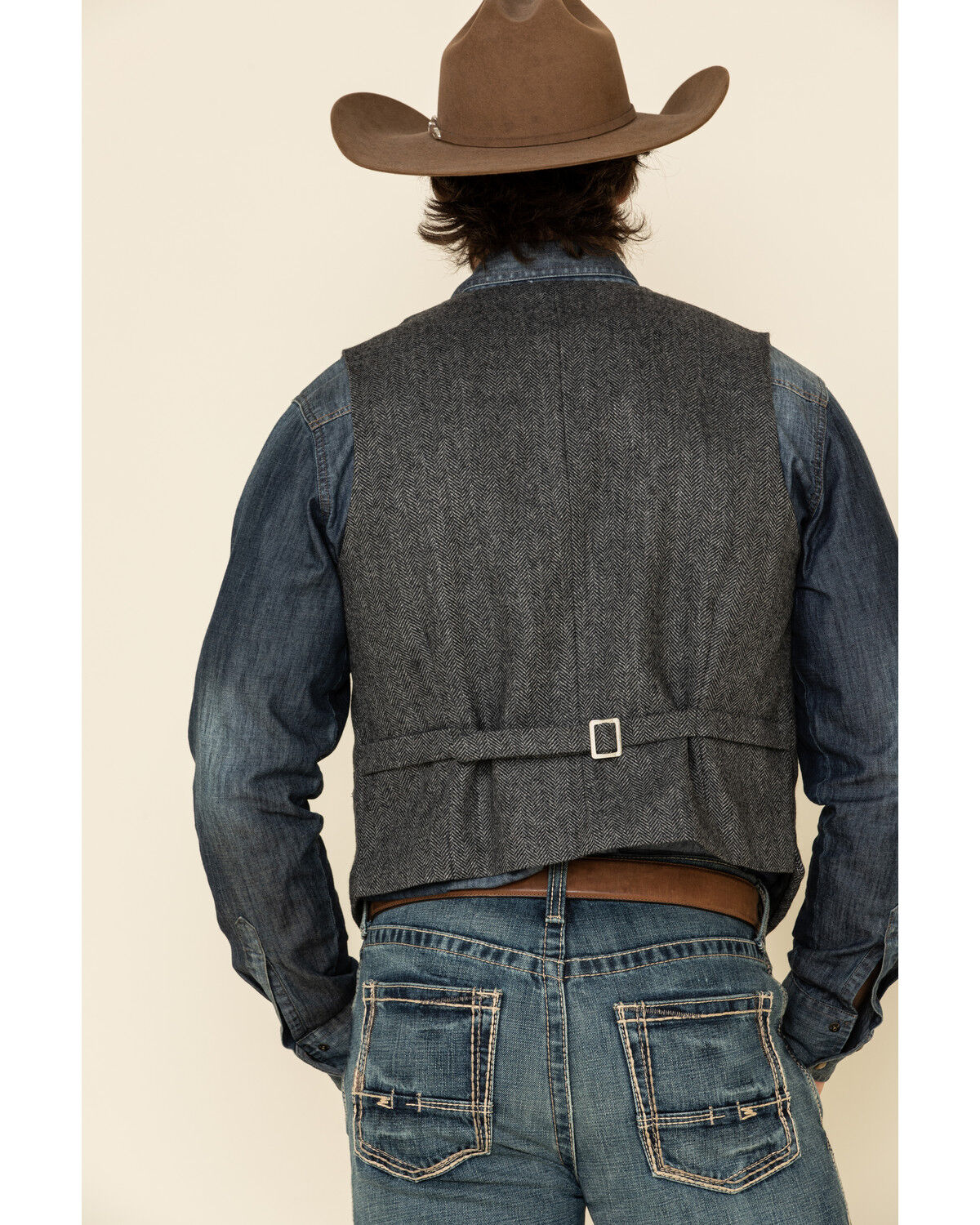 Image #3 - Outback Trading Co. Men's Jessie Vest, Charcoal, hi-res