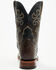 Image #5 - Cody James Men's Exotic Ostrich Western Boots - Broad Square Toe, Chocolate, hi-res