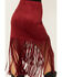 Image #4 - Idyllwind Women's Shiloh Faux Suede Asymmetrical Fringe Skirt, , hi-res
