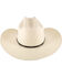 Image #4 - George Strait by Resistol Kingman 10X Straw Cowboy Hat, Natural, hi-res