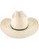 George Strait by Resistol Men's Kingman 10X Straw Cowboy Hat, Natural, hi-res