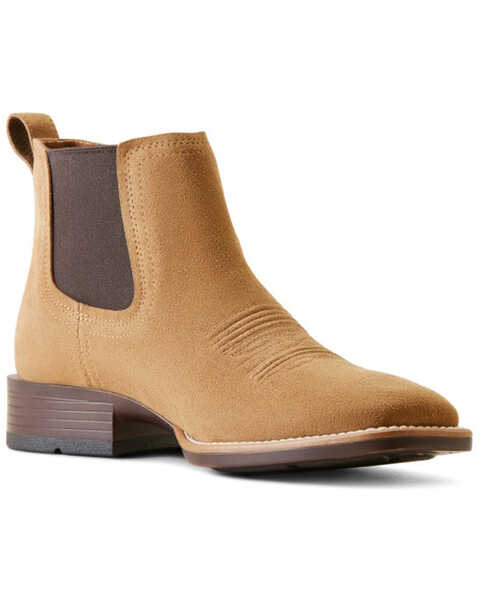 Ariat Men's Booker Ultra Western Boots - Broad Square Toe , Brown, hi-res