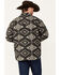 Image #4 - Outback Trading Co Men's Southwestern Print Lined Snap Shirt Jacket, Black, hi-res