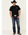 Image #2 - Cowboy Up Men's Two Words America Short Sleeve Graphic T-Shirt, , hi-res