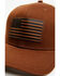 Image #2 - Cody James Men's American Flag Patch Ball Cap, Pecan, hi-res