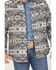 Image #3 - Wrangler Retro Men's Premium Southwestern Print Long Sleeve Snap Western Shirt, Grey, hi-res