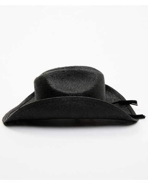 Idyllwind Women's Black Pioneer Lane Western Straw Hat, Black, hi-res