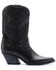 Image #2 - Golo Women's Reverse Woven Shaft Western Fashion Boots - Snip Toe, Black, hi-res