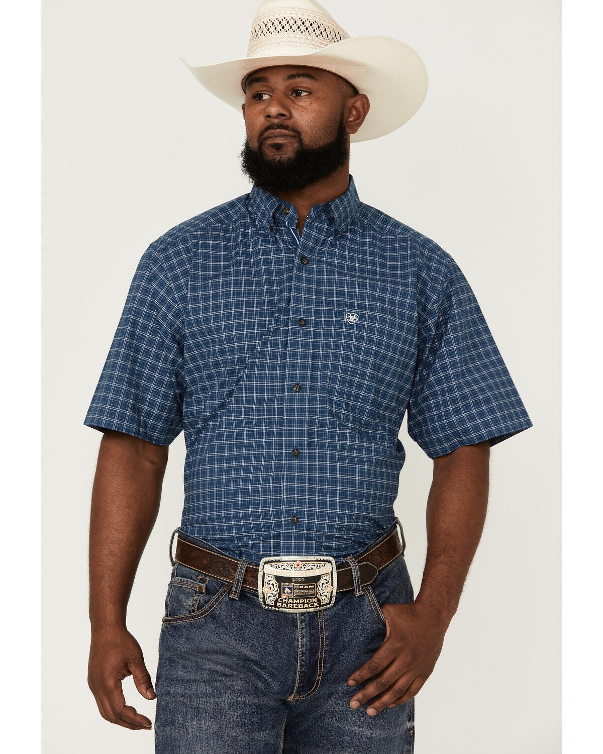 Ariat Men's Kyree Stretch Check Plaid 