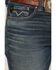 Image #2 - Moonshine Spirit&reg;&nbsp;Men's Duster Wash Decker Slim Straight Stretch Denim Jeans, Dark Wash, hi-res