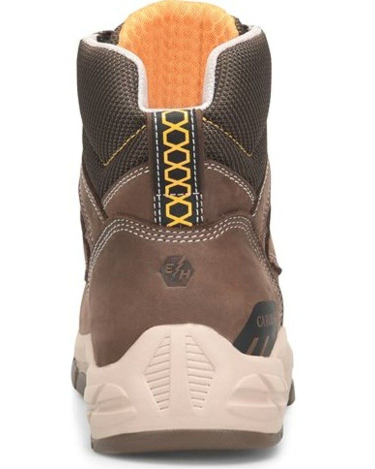 Image #4 - Carolina Men's Carbon 6" Lace-Up Waterproof Safety Work Boots - Composite Toe, Brown, hi-res