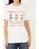 Image #3 - Bohemian Cowgirl Women's Make America Cowboy Short Sleeve Graphic Tee, White, hi-res