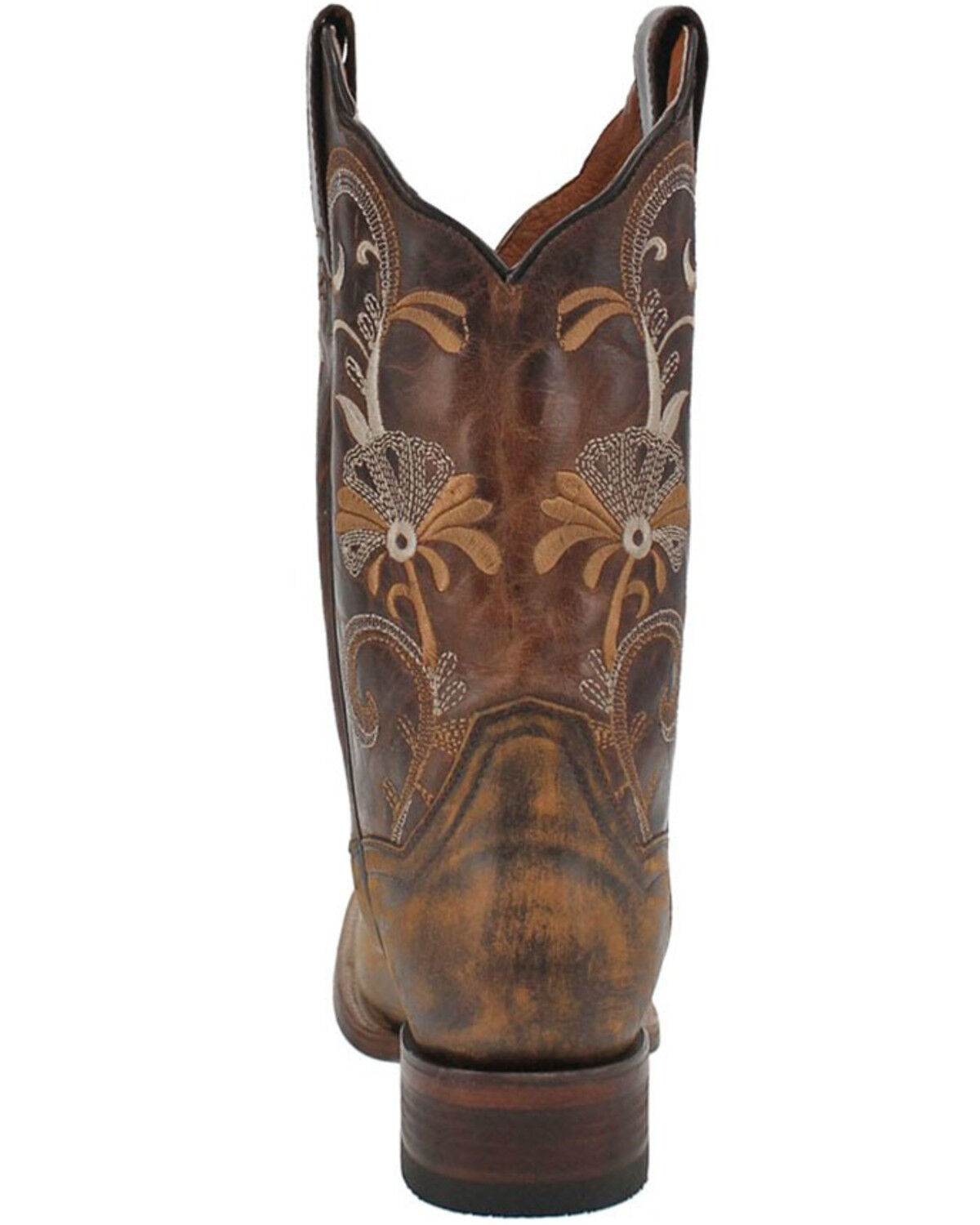 Image #5 - Dan Post Women's Sabina Western Boots - Broad Square Toe, Tan, hi-res
