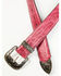 Image #2 - Idyllwind Women's Fuchsia Wheels Western Belt, Fuchsia, hi-res